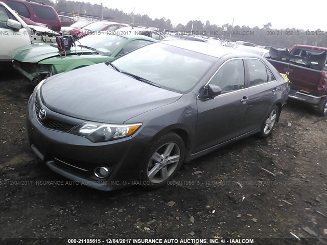 4T1BF1FK6DU253162 - 2013 TOYOTA CAMRY L/SE/LE/XLE Pewter photo 2