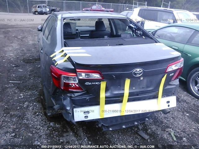 4T1BF1FK6DU253162 - 2013 TOYOTA CAMRY L/SE/LE/XLE Pewter photo 6