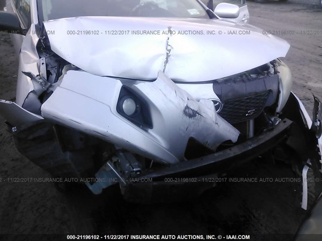 2T1BU40E79C134572 - 2009 TOYOTA COROLLA S/LE/XLE SILVER photo 6