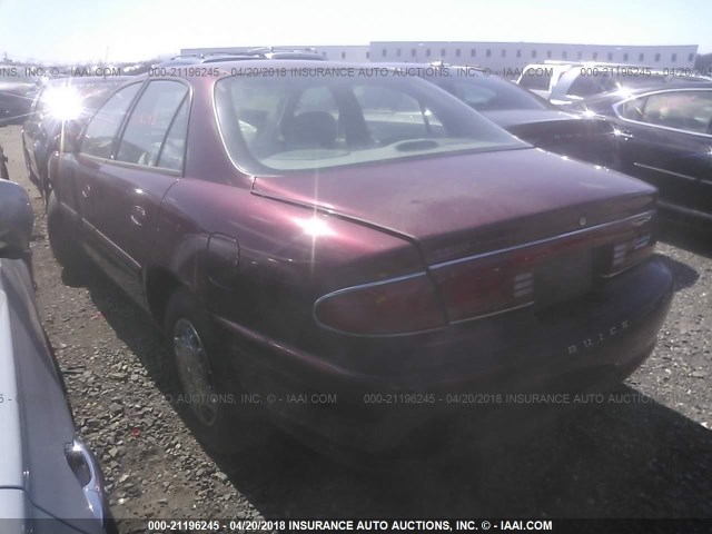 2G4WS52J421272111 - 2002 BUICK CENTURY CUSTOM RED photo 3