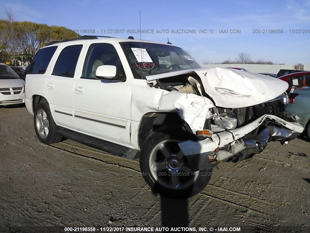 1GNEC13T65R213554 - 2005 CHEVROLET TAHOE C1500 WHITE photo 1