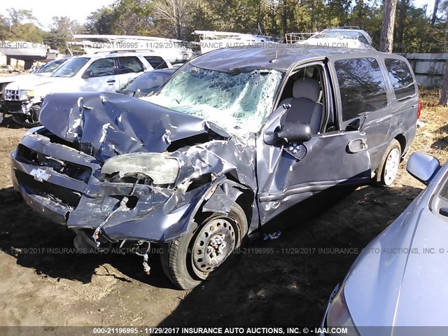 1GNDV23199D109170 - 2009 CHEVROLET UPLANDER LS Dark Blue photo 2