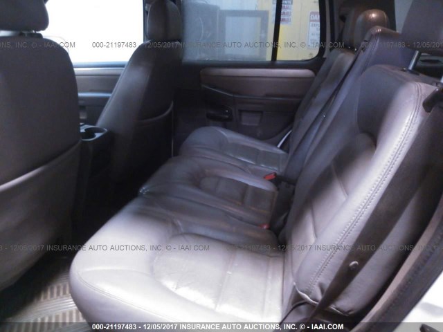 1FMDU73E55UA14963 - 2005 FORD EXPLORER XLT/XLT SPORT/NBX WHITE photo 8