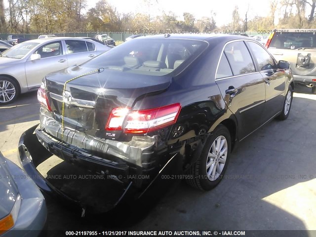 4T4BF3EKXAR021274 - 2010 TOYOTA CAMRY SE/LE/XLE BLACK photo 6