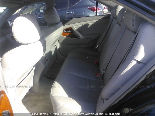 4T4BF3EKXAR021274 - 2010 TOYOTA CAMRY SE/LE/XLE BLACK photo 8