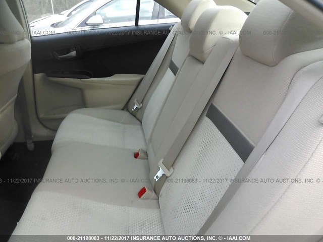 4T1BF1FK1EU305198 - 2014 TOYOTA CAMRY L/SE/LE/XLE 白色 照片 8