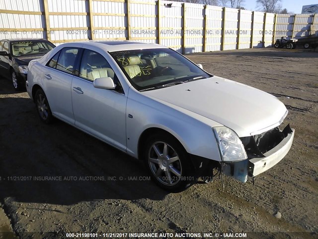 1G6DC67A770186661 - 2007 CADILLAC STS WHITE photo 1