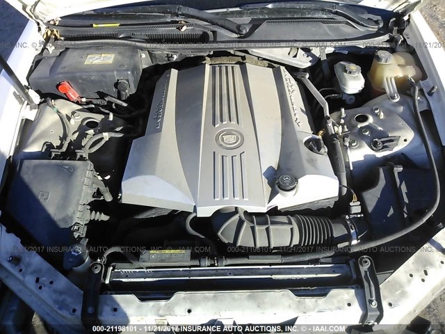 1G6DC67A770186661 - 2007 CADILLAC STS WHITE photo 10