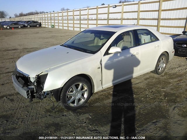 1G6DC67A770186661 - 2007 CADILLAC STS WHITE photo 2