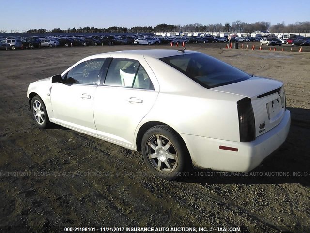 1G6DC67A770186661 - 2007 CADILLAC STS WHITE photo 3