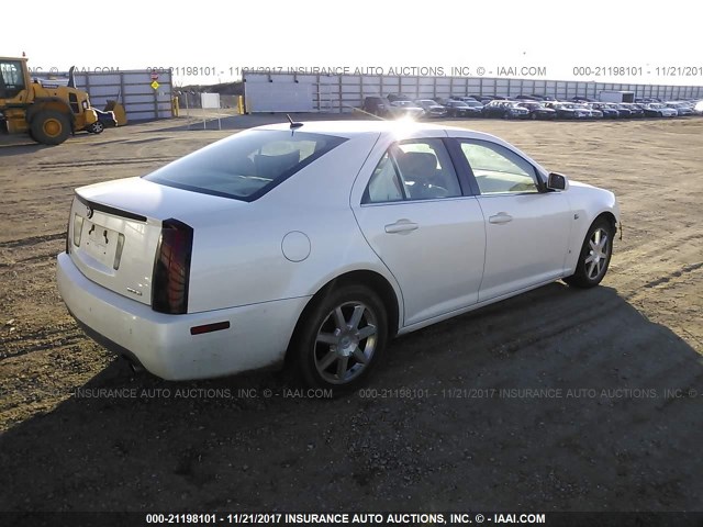 1G6DC67A770186661 - 2007 CADILLAC STS WHITE photo 4