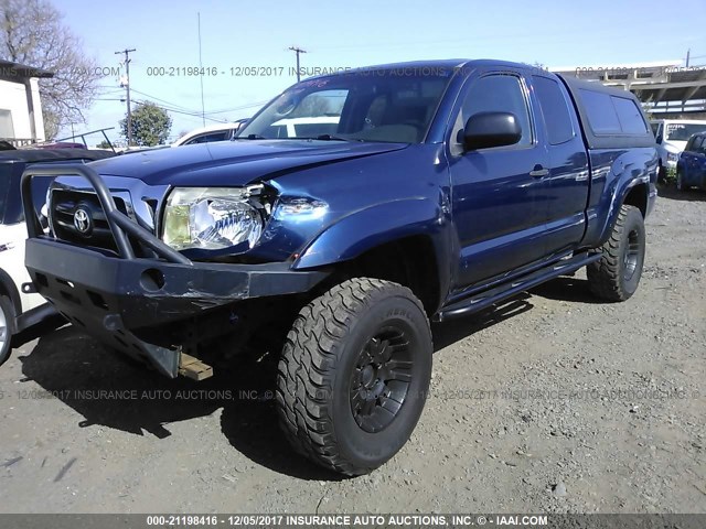 5TEUU42N38Z494971 - 2008 TOYOTA TACOMA ACCESS CAB Көк фото 2