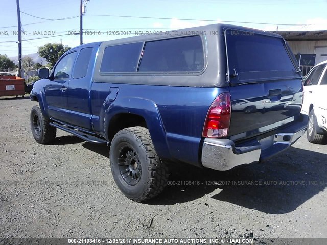 5TEUU42N38Z494971 - 2008 TOYOTA TACOMA ACCESS CAB Көк фото 3