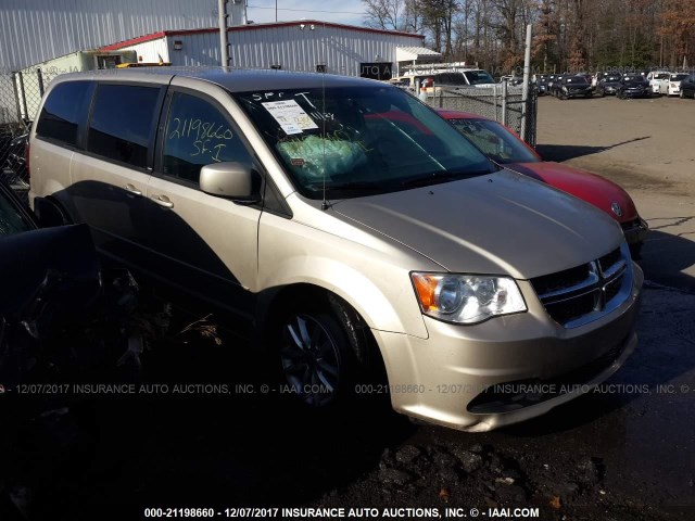 2C4RDGCG6DR771894 - 2013 DODGE GRAND CARAVAN SXT BEIGE photo 1