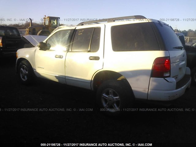 1FMZU63K95UB08351 - 2005 FORD EXPLORER XLT/XLT SPORT/NBX WHITE photo 3