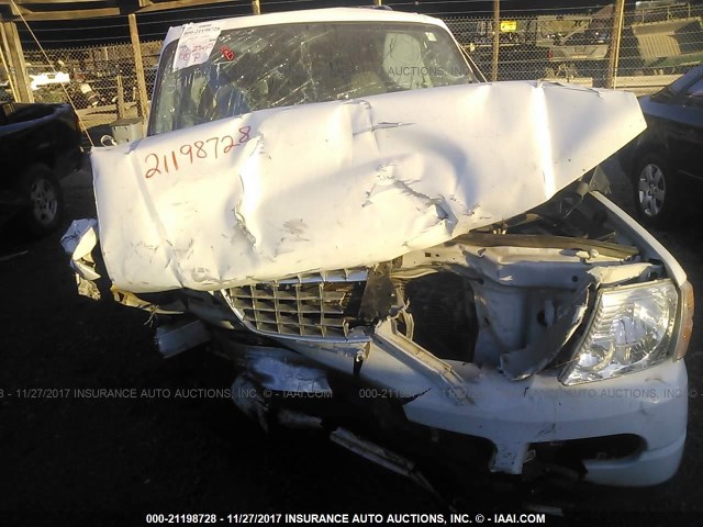 1FMZU63K95UB08351 - 2005 FORD EXPLORER XLT/XLT SPORT/NBX WHITE photo 6