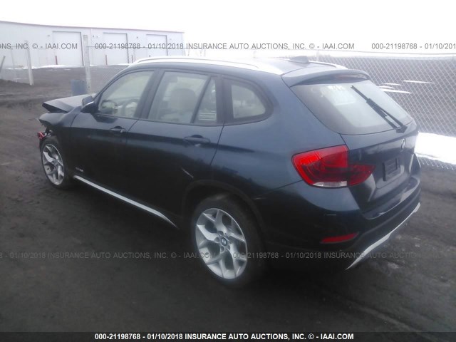 WBAVL1C5XEVY21544 - 2014 BMW X1 XDRIVE28I Dark Blue photo 3