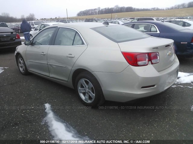 1G11B5SL1EF106232 - 2014 CHEVROLET MALIBU LS 金色 照片 3