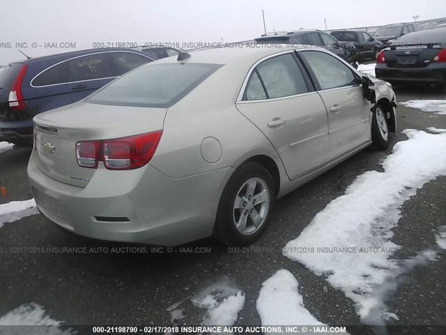 1G11B5SL1EF106232 - 2014 CHEVROLET MALIBU LS 金色 照片 4