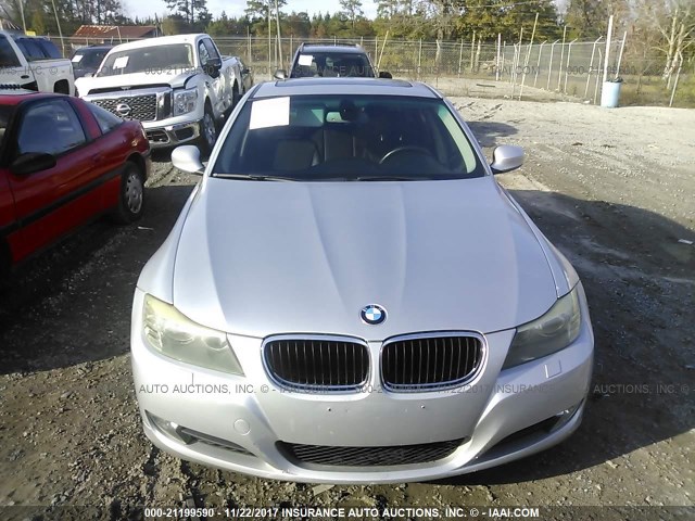 WBAPK5C53AA647188 - 2010 BMW 328 XI SULEV SILVER photo 6