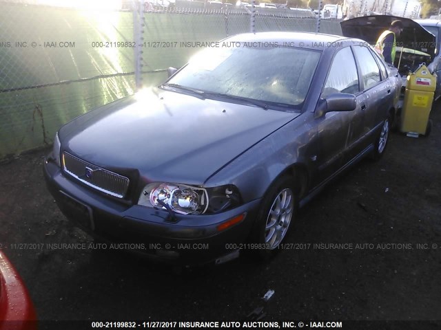 YV1VS29501F694563 - 2001 VOLVO S40 1.9T GRAY photo 2