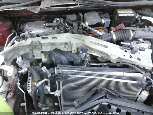 3N1CE2CP0GL367354 - 2016 NISSAN VERSA NOTE S/S PLUS/SV/SL/SR RED photo 10