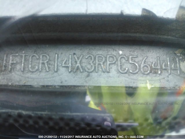 1FTCR14X3RPC56444 - 1994 FORD RANGER SUPER CAB WHITE photo 9