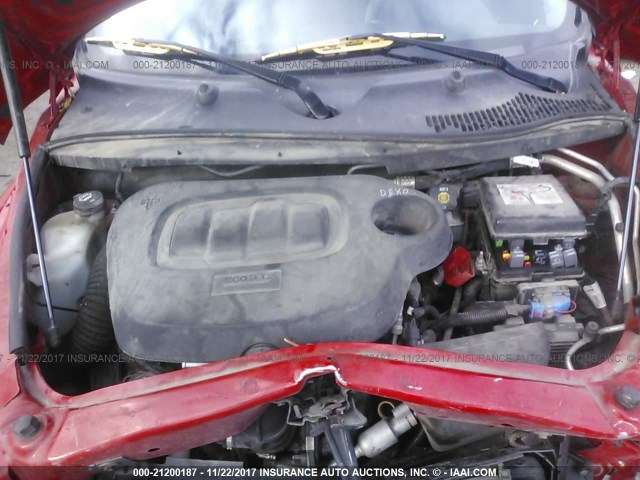 3GNBAAFWXBS537579 - 2011 CHEVROLET HHR LS წითელი ფოტო 10