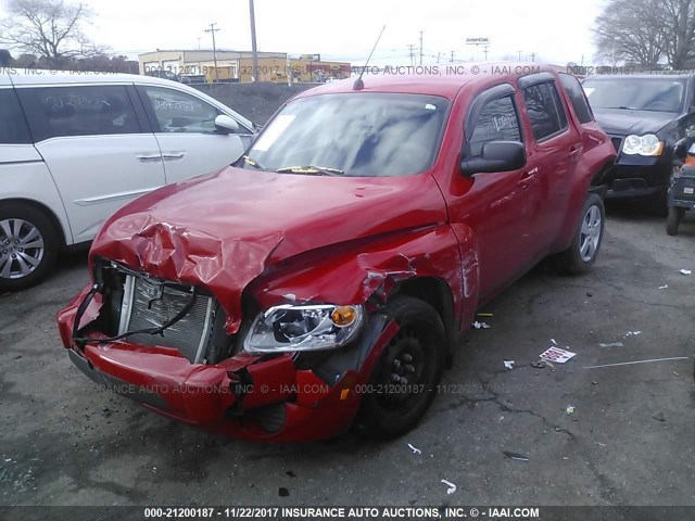 3GNBAAFWXBS537579 - 2011 CHEVROLET HHR LS წითელი ფოტო 2