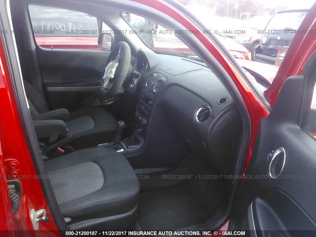 3GNBAAFWXBS537579 - 2011 CHEVROLET HHR LS წითელი ფოტო 5