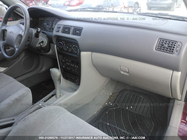 1Y1SK5281YZ418993 - 2000 CHEVROLET GEO PRIZM LSI 红色 照片 5