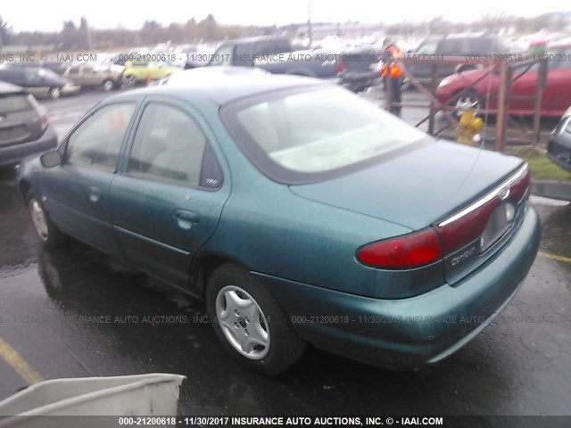 1FAFP663XWK279373 - 1998 FORD CONTOUR LX/SPORT/SE GREEN photo 3