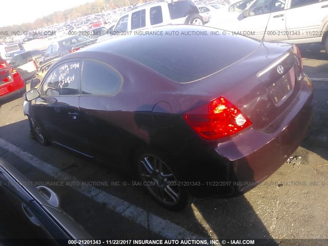 JTKDE177470157108 - 2007 TOYOTA SCION TC 勃艮第红 照片 3