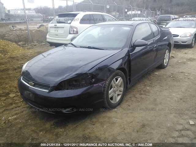 2G1WK15KX79315899 - 2007 CHEVROLET MONTE CARLO LT PURPLE photo 2