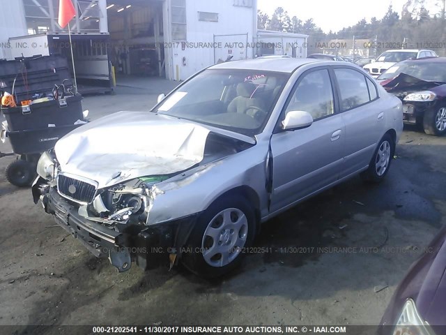 KMHDN45DX3U476125 - 2003 HYUNDAI ELANTRA GLS/GT GRAY photo 2