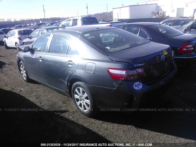 4T1BE46K98U251822 - 2008 TOYOTA CAMRY CE/LE/XLE/SE GRAY photo 3