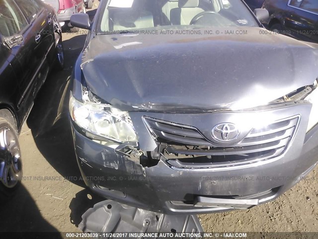4T1BE46K98U251822 - 2008 TOYOTA CAMRY CE/LE/XLE/SE GRAY photo 6
