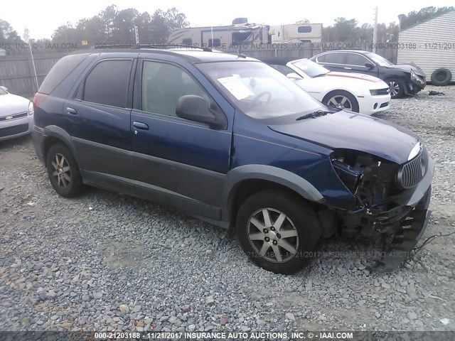 3G5DB03E53S541763 - 2003 BUICK RENDEZVOUS CX/CXL BLUE photo 1