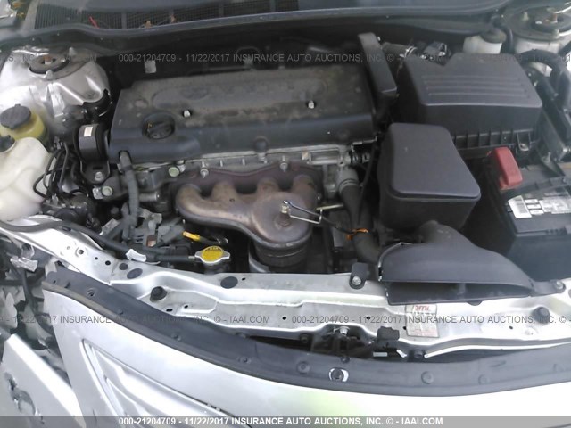 4T1BE46K88U195758 - 2008 TOYOTA CAMRY CE/LE/XLE/SE SILVER photo 10