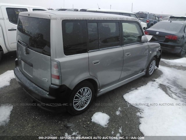 JTLKT324750197407 - 2005 TOYOTA SCION XB თაფლისფერი ფოტო 4