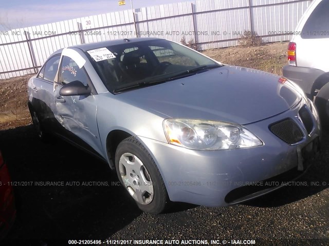 1G2ZF57B484103120 - 2008 PONTIAC G6 VALUE LEADER/BASE BLUE photo 1