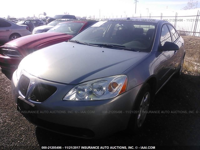 1G2ZF57B484103120 - 2008 PONTIAC G6 VALUE LEADER/BASE BLUE photo 2