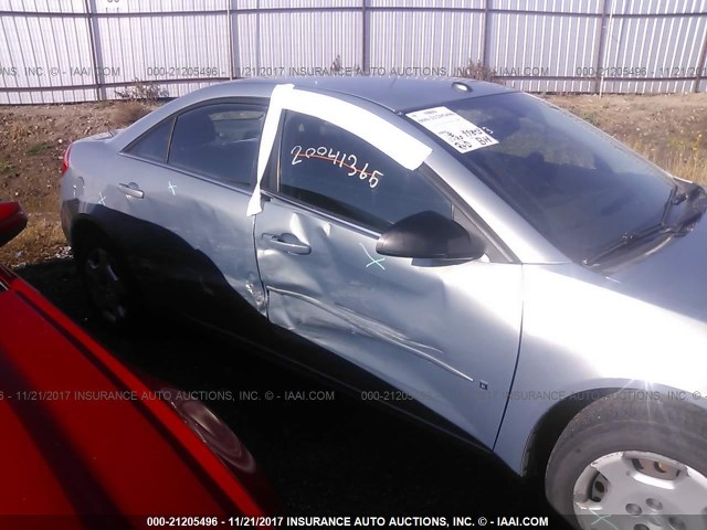 1G2ZF57B484103120 - 2008 PONTIAC G6 VALUE LEADER/BASE BLUE photo 6