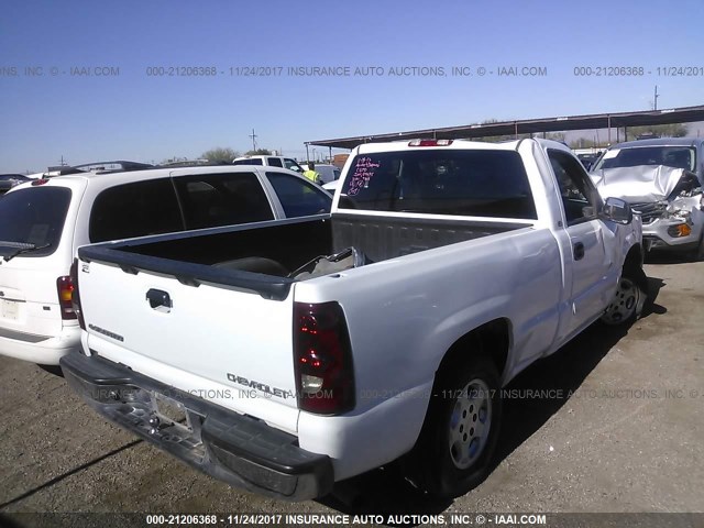 1GCEC14X93Z167810 - 2003 CHEVROLET SILVERADO C1500 WHITE photo 4