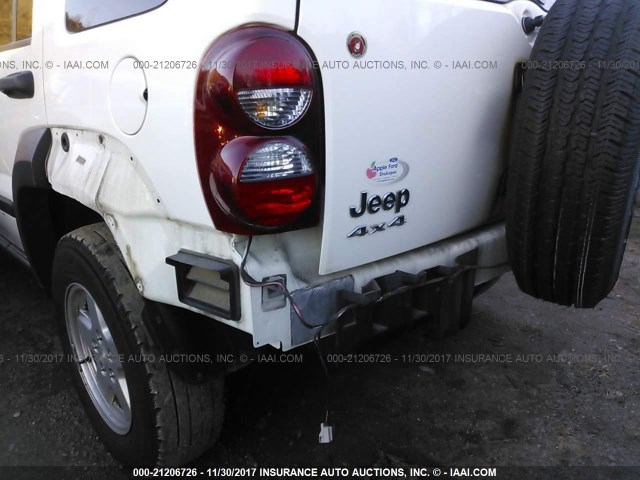 1J4GL48K47W632746 - 2007 JEEP LIBERTY SPORT 白色 照片 6
