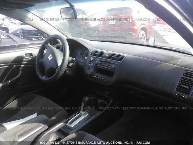 1HGEM22154L040642 - 2004 HONDA CIVIC DX VP 黑色 照片 5