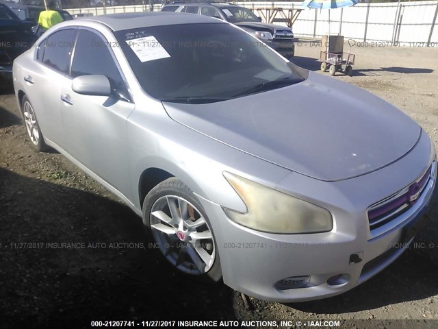 1N4AA5AP5DC800121 - 2013 NISSAN MAXIMA S/SV SILVER photo 1