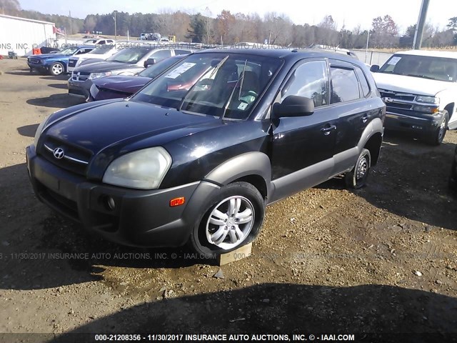 KM8JN12D57U475749 - 2007 HYUNDAI TUCSON SE/LIMITED BLACK photo 2