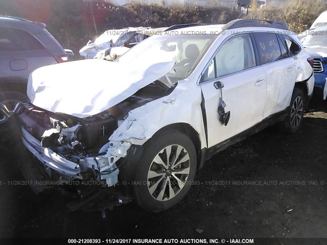 4S4BSENC7H3305360 - 2017 SUBARU OUTBACK 3.6R LIMITED WHITE photo 6