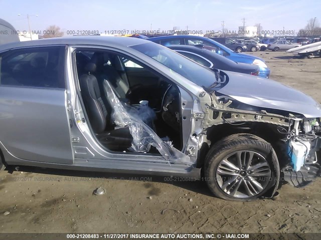 4T1BF1FK0FU084193 - 2015 TOYOTA CAMRY LE/XLE/SE/XSE SILVER photo 6